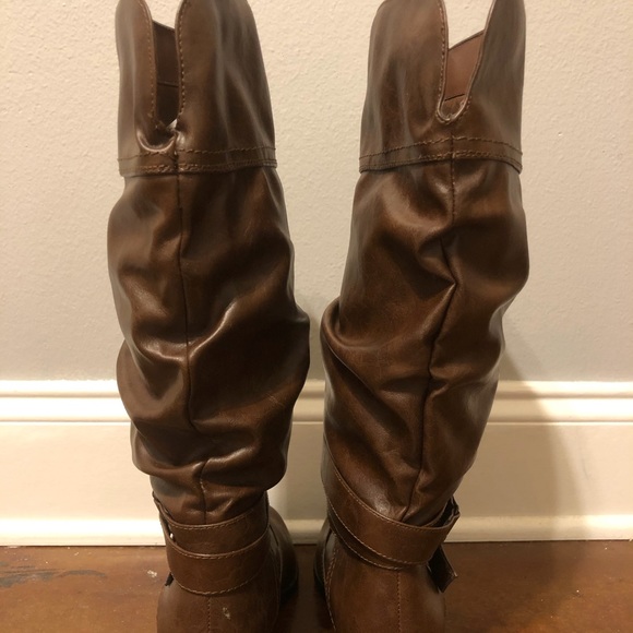 Brown Leather Boots - Picture 3 of 3